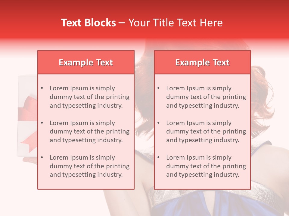Happiness Friendly Portrait PowerPoint Template