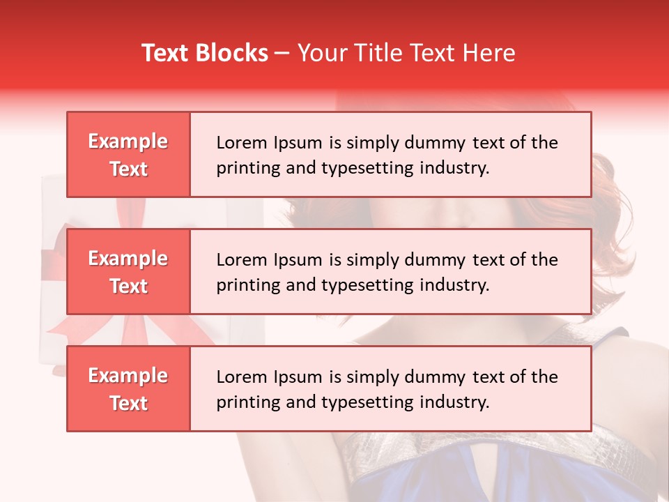 Happiness Friendly Portrait PowerPoint Template