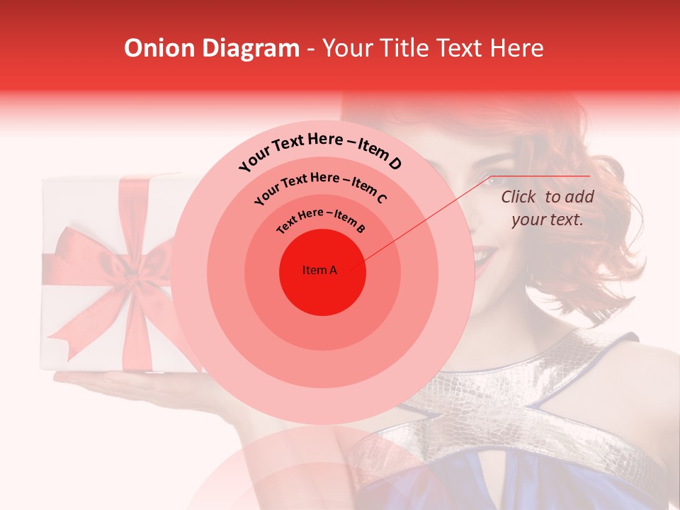 Happiness Friendly Portrait PowerPoint Template