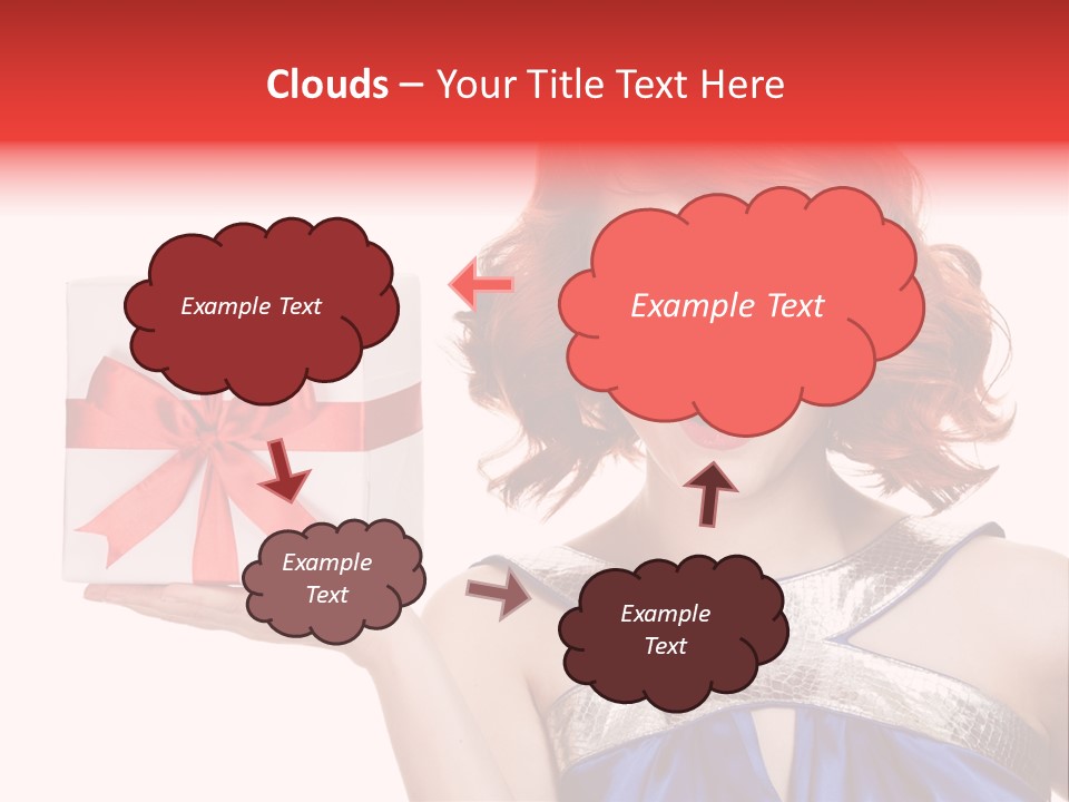 Happiness Friendly Portrait PowerPoint Template