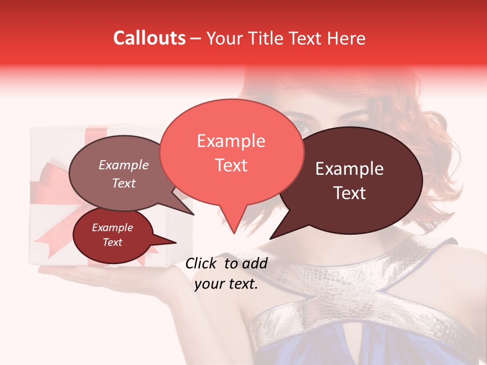 Happiness Friendly Portrait PowerPoint Template