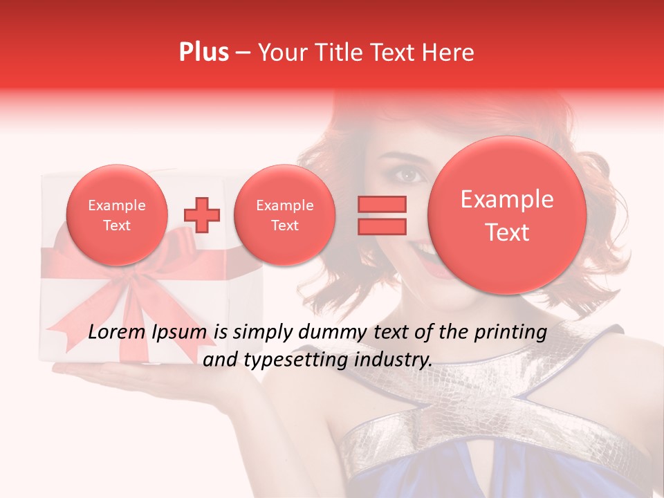 Happiness Friendly Portrait PowerPoint Template