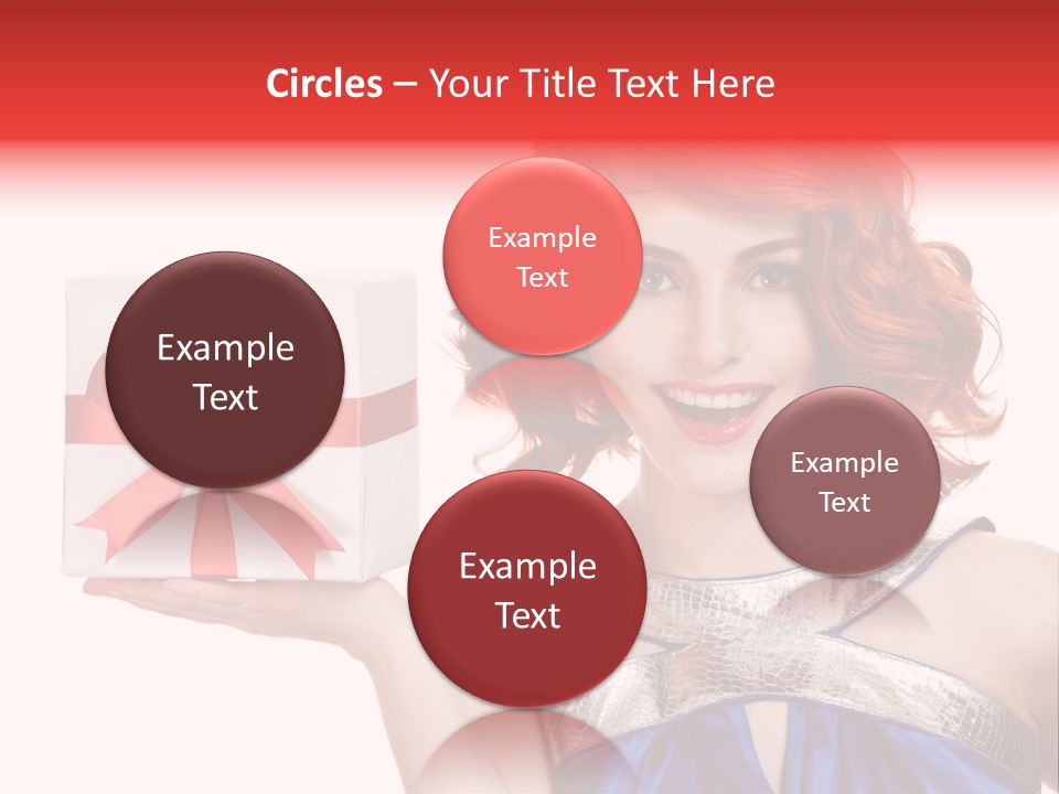 Happiness Friendly Portrait PowerPoint Template