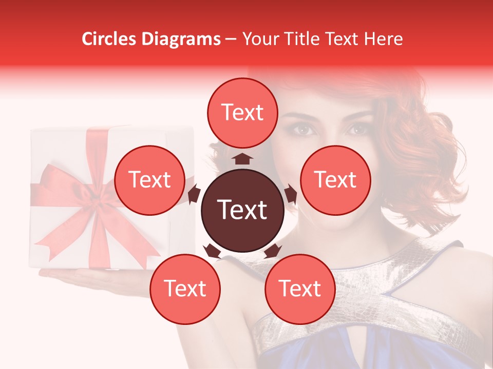 Happiness Friendly Portrait PowerPoint Template