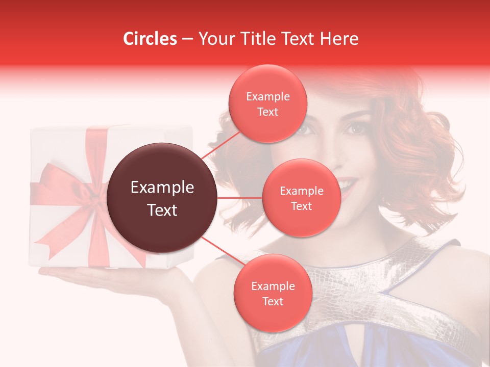 Happiness Friendly Portrait PowerPoint Template