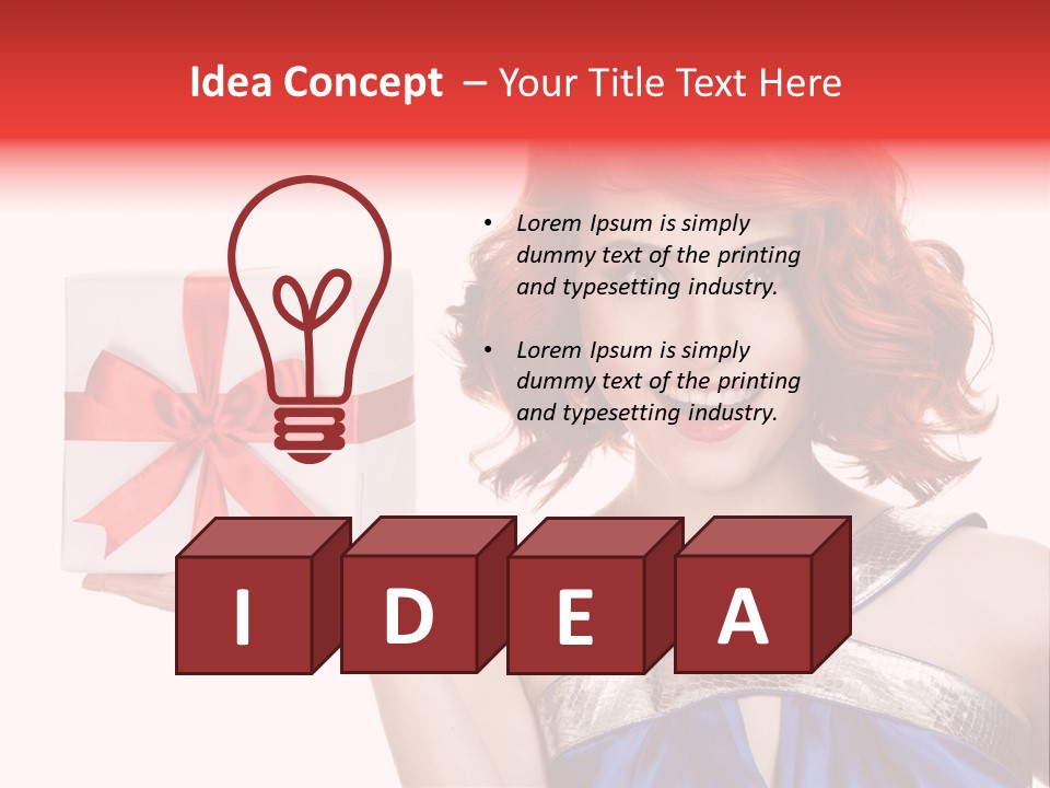 Happiness Friendly Portrait PowerPoint Template