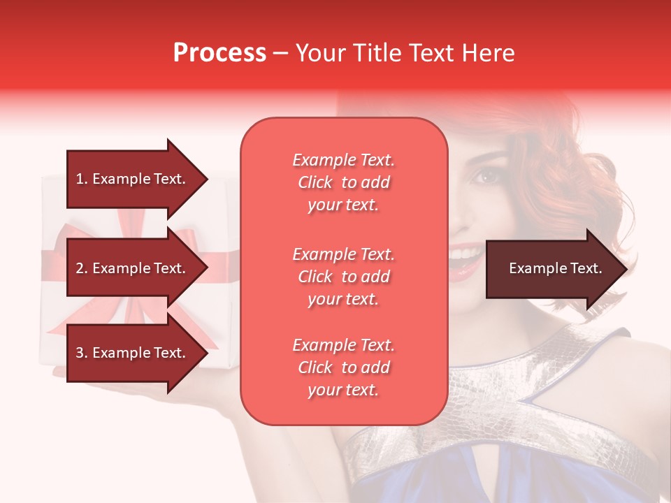 Happiness Friendly Portrait PowerPoint Template