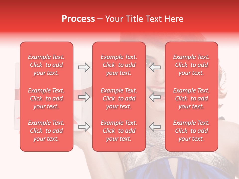 Happiness Friendly Portrait PowerPoint Template