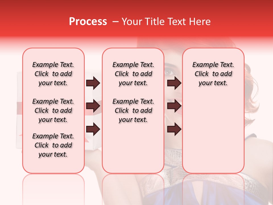 Happiness Friendly Portrait PowerPoint Template