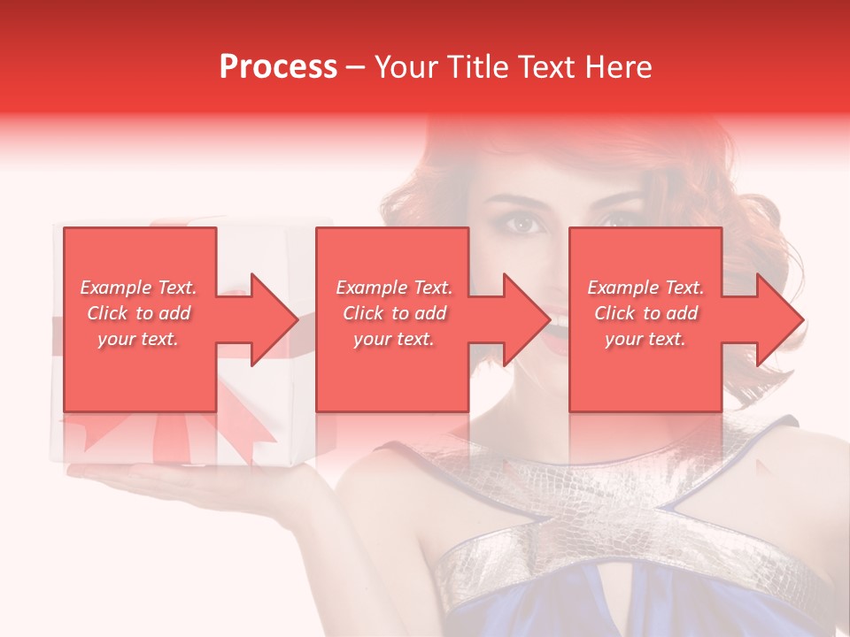 Happiness Friendly Portrait PowerPoint Template