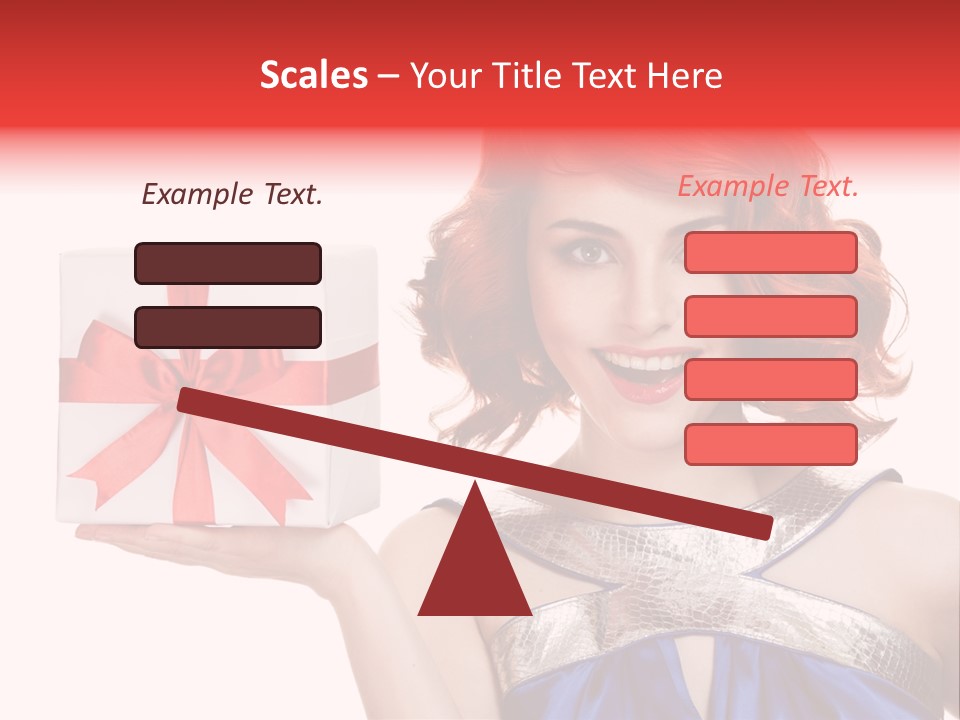 Happiness Friendly Portrait PowerPoint Template