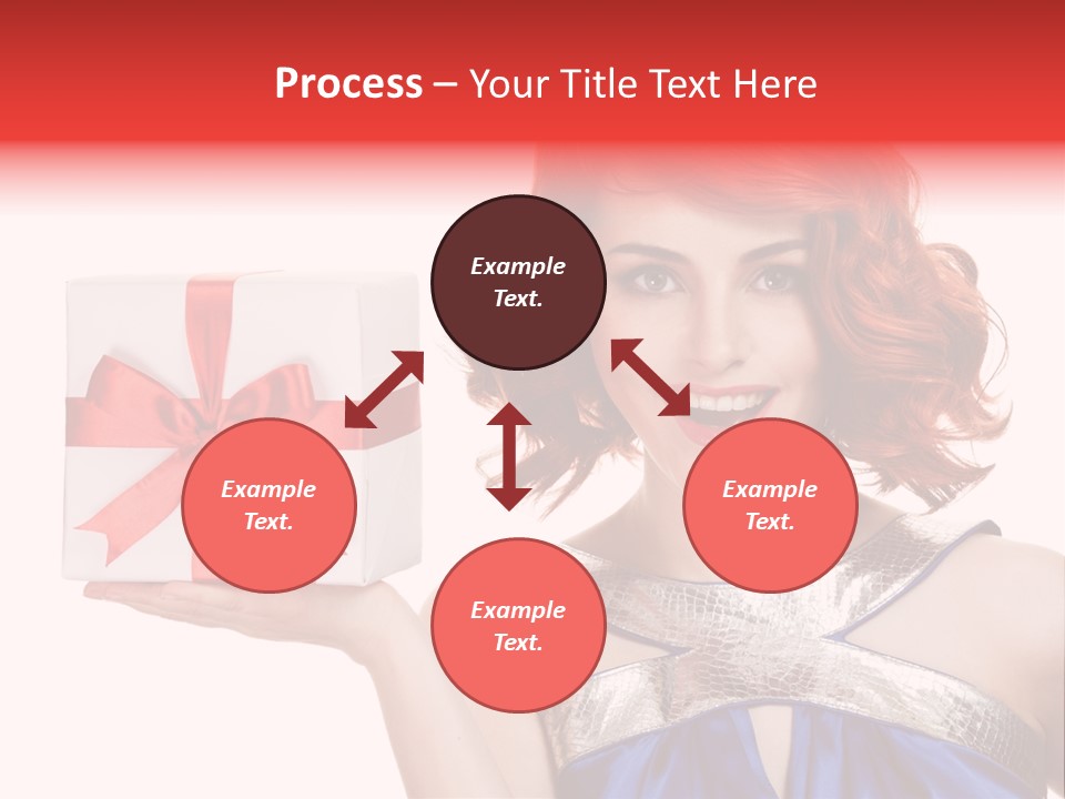 Happiness Friendly Portrait PowerPoint Template