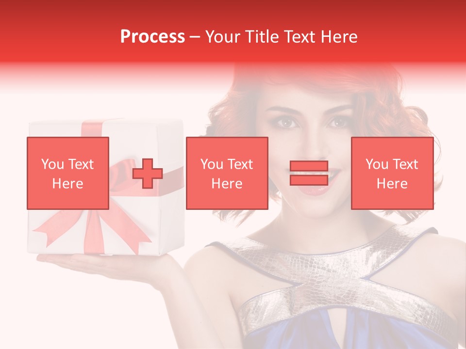 Happiness Friendly Portrait PowerPoint Template