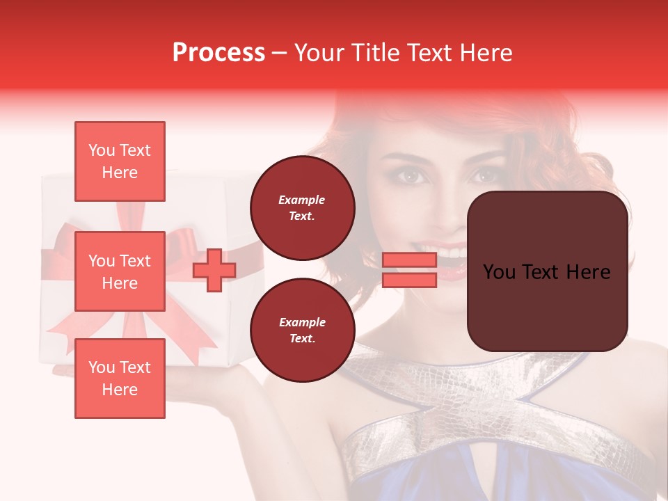 Happiness Friendly Portrait PowerPoint Template