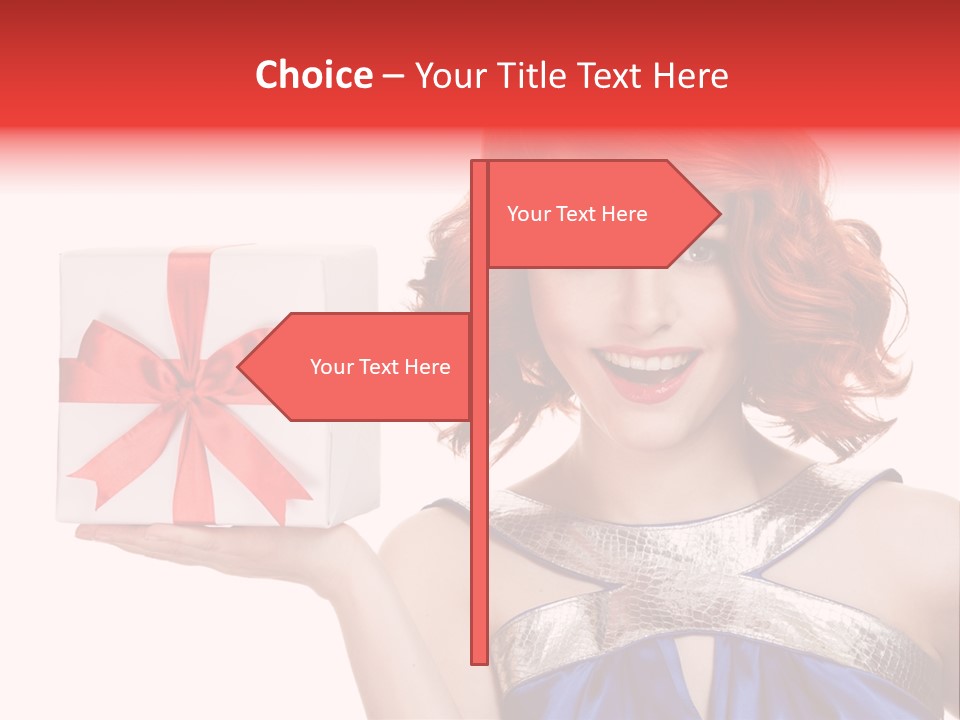 Happiness Friendly Portrait PowerPoint Template