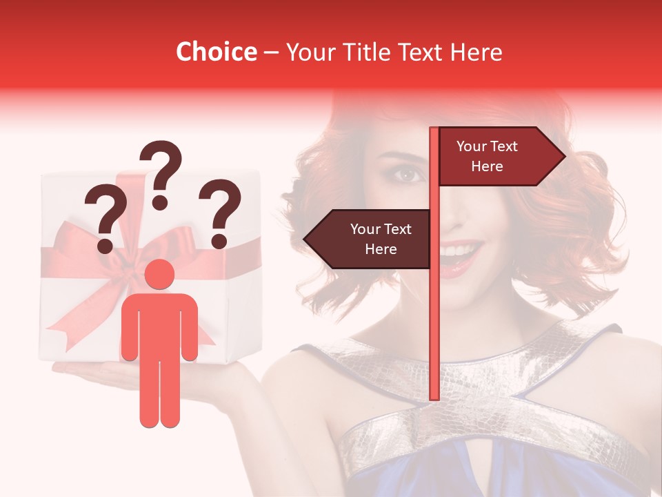 Happiness Friendly Portrait PowerPoint Template