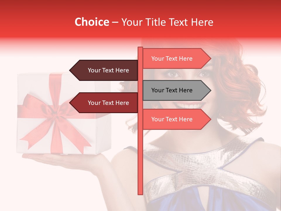 Happiness Friendly Portrait PowerPoint Template