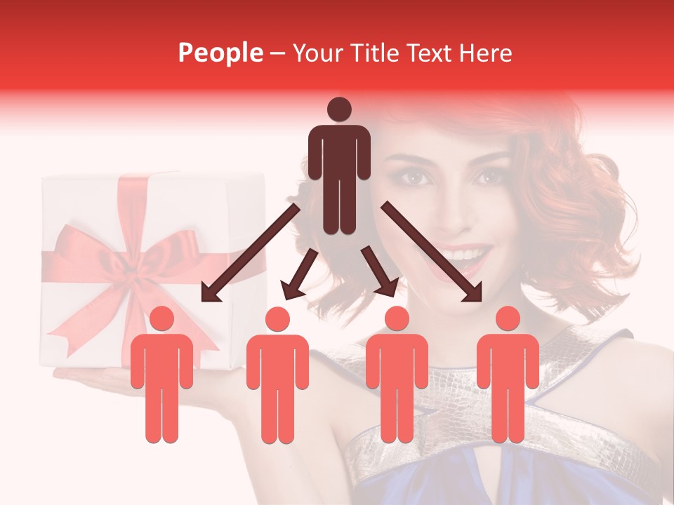 Happiness Friendly Portrait PowerPoint Template