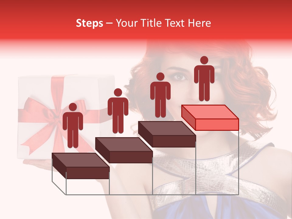 Happiness Friendly Portrait PowerPoint Template