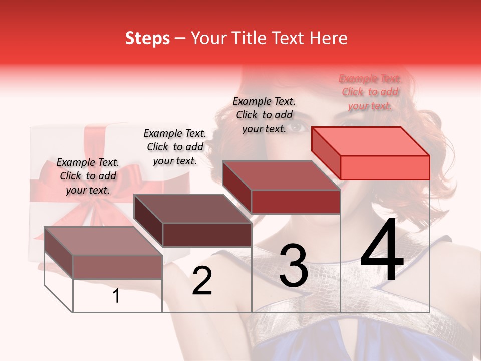 Happiness Friendly Portrait PowerPoint Template