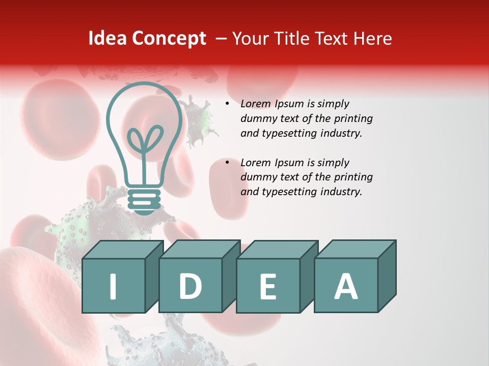 Microbiology Close Aids PowerPoint Template