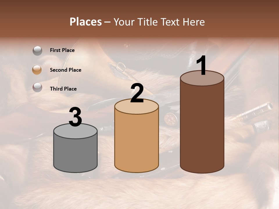 Golden Hunting Hobbies PowerPoint Template