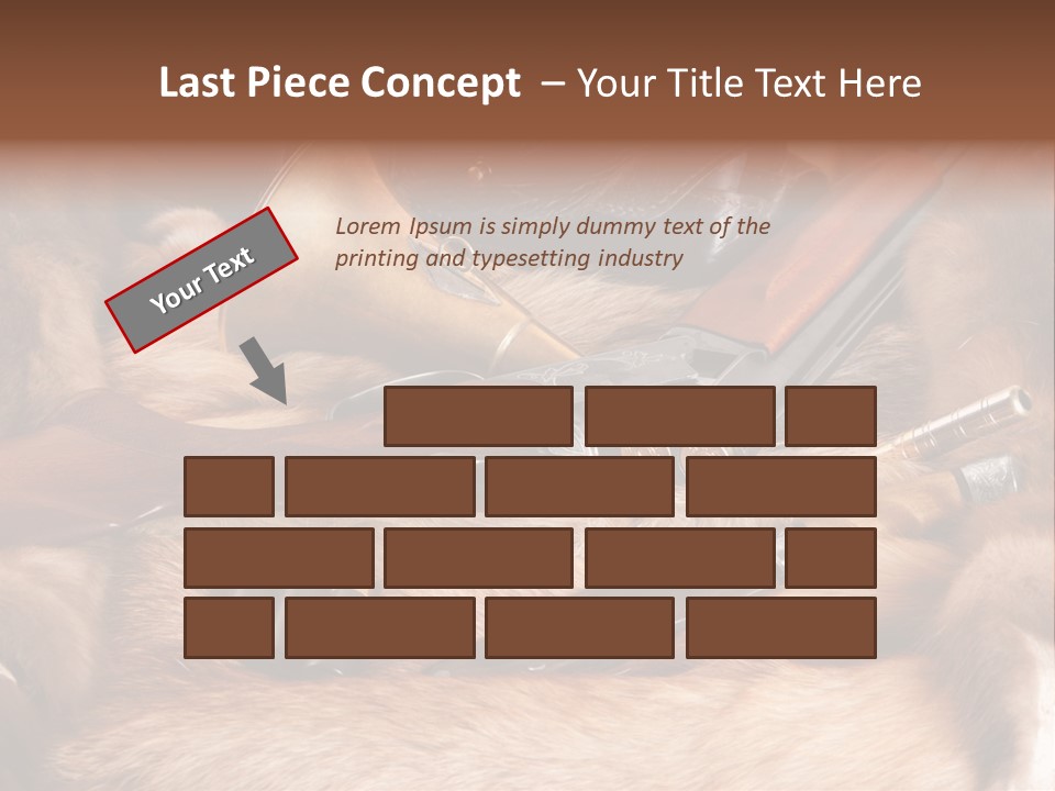 Golden Hunting Hobbies PowerPoint Template