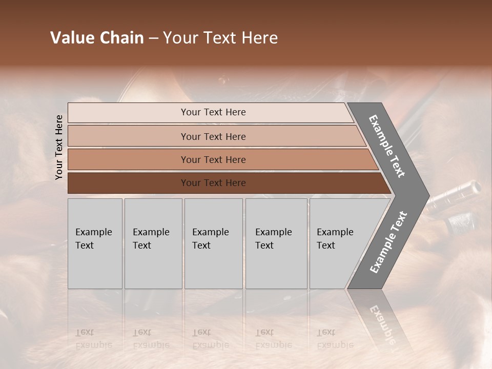Golden Hunting Hobbies PowerPoint Template