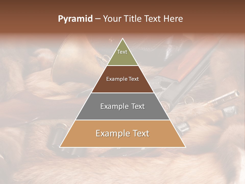 Golden Hunting Hobbies PowerPoint Template
