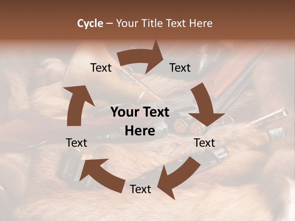 Golden Hunting Hobbies PowerPoint Template