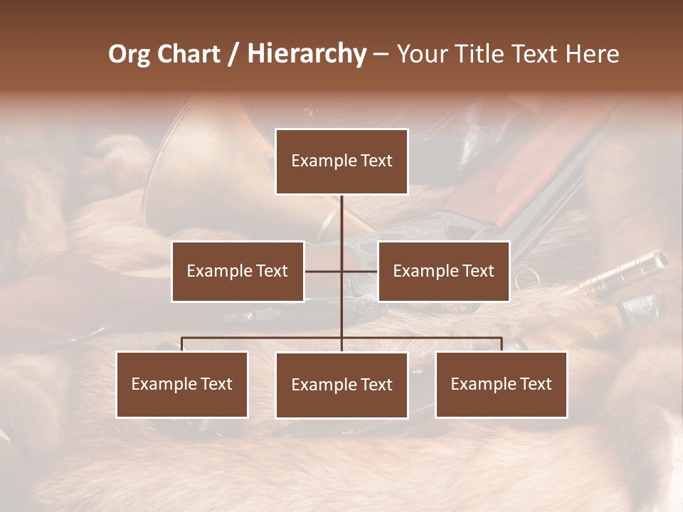 Golden Hunting Hobbies PowerPoint Template