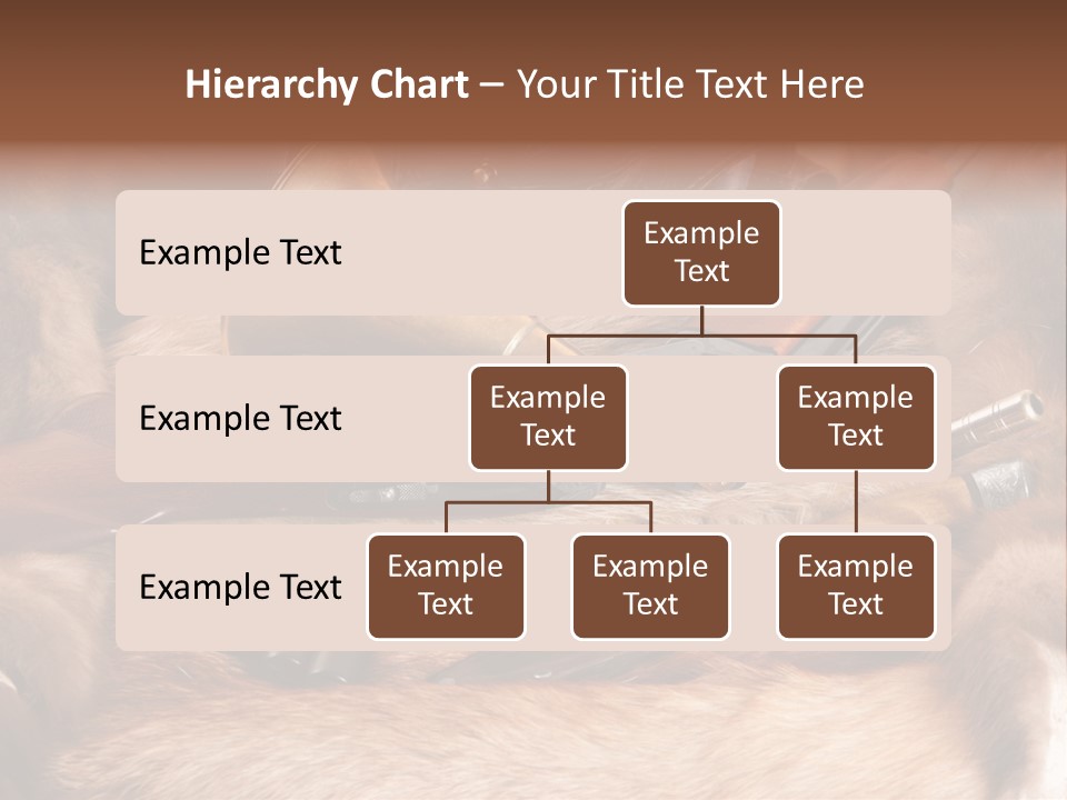 Golden Hunting Hobbies PowerPoint Template