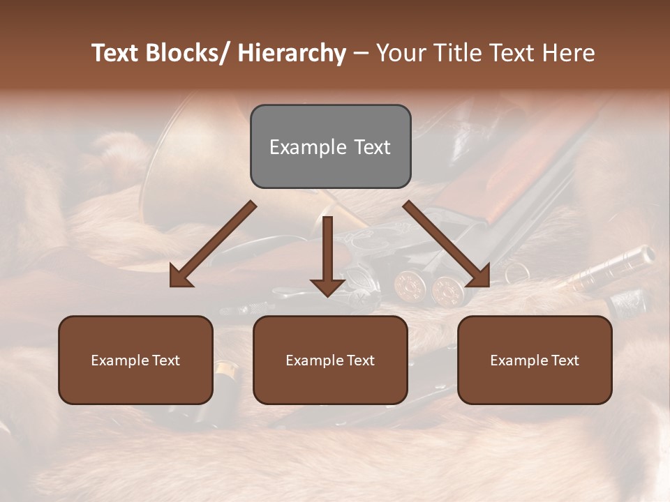 Golden Hunting Hobbies PowerPoint Template