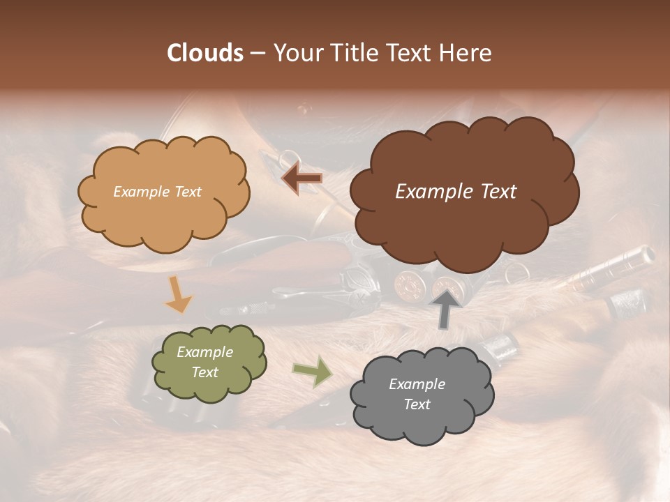 Golden Hunting Hobbies PowerPoint Template