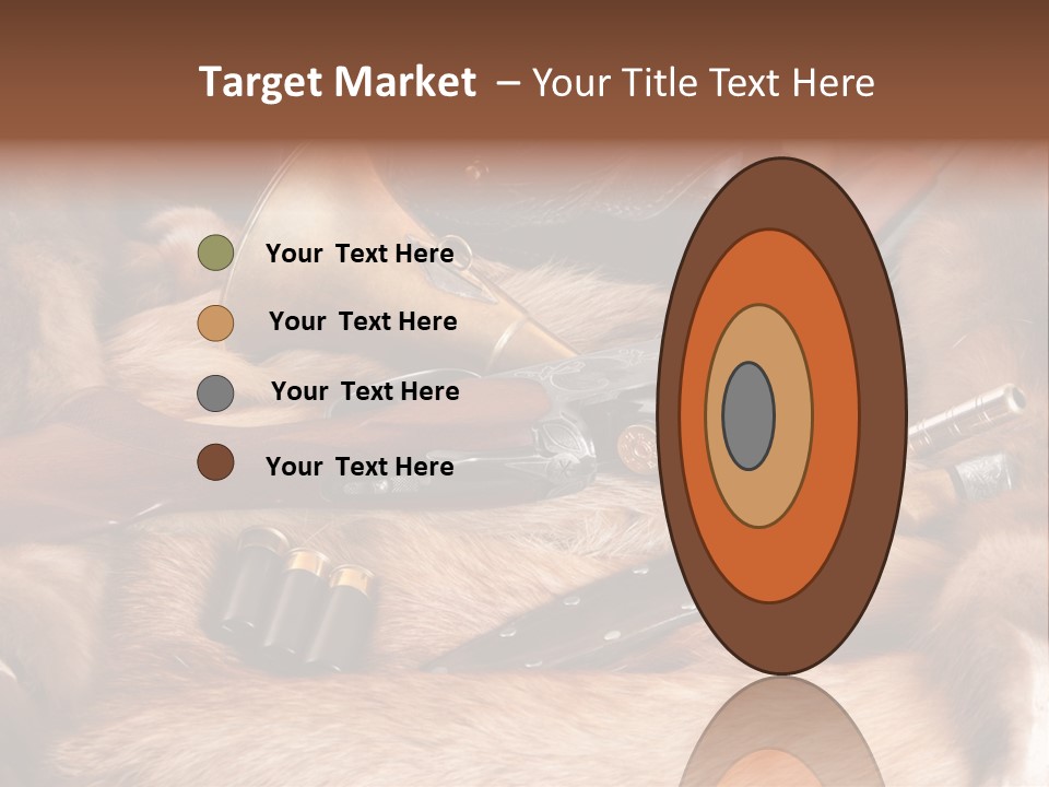 Golden Hunting Hobbies PowerPoint Template