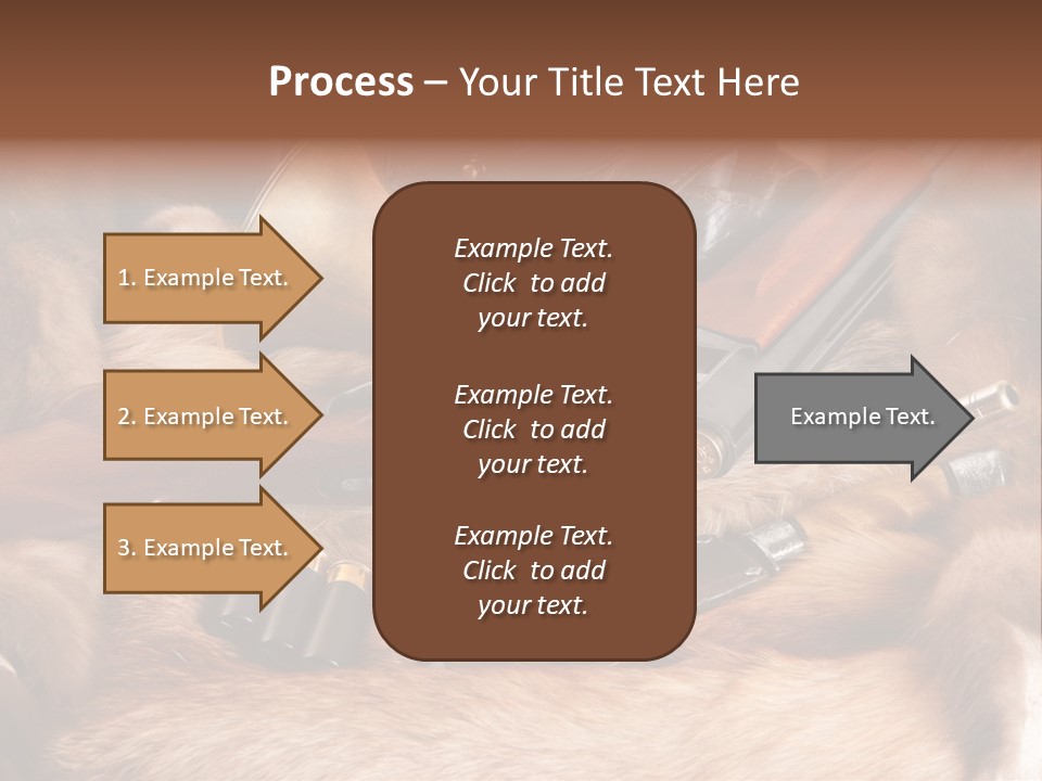 Golden Hunting Hobbies PowerPoint Template