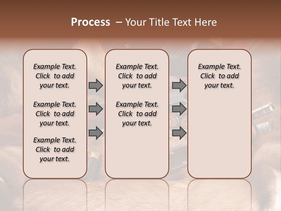 Golden Hunting Hobbies PowerPoint Template