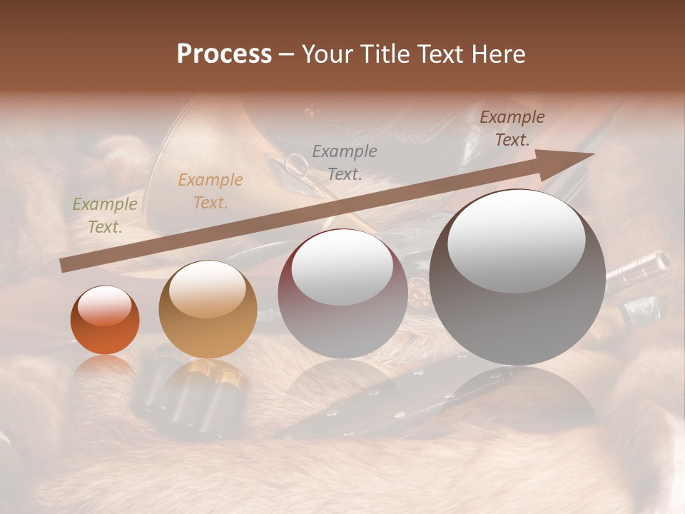 Golden Hunting Hobbies PowerPoint Template