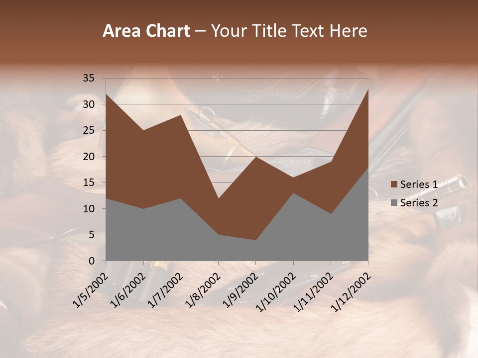 Golden Hunting Hobbies PowerPoint Template