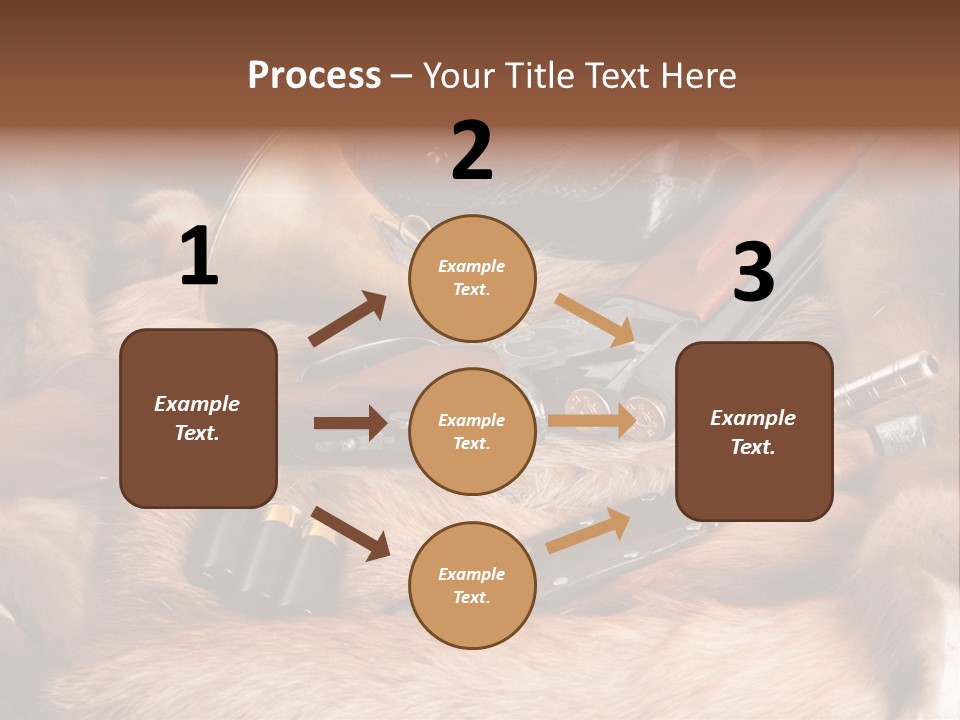 Golden Hunting Hobbies PowerPoint Template