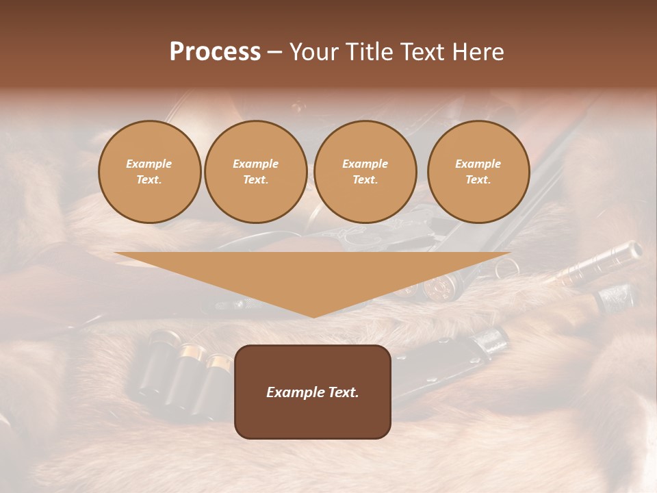 Golden Hunting Hobbies PowerPoint Template