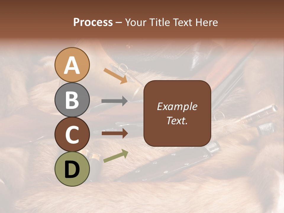 Golden Hunting Hobbies PowerPoint Template