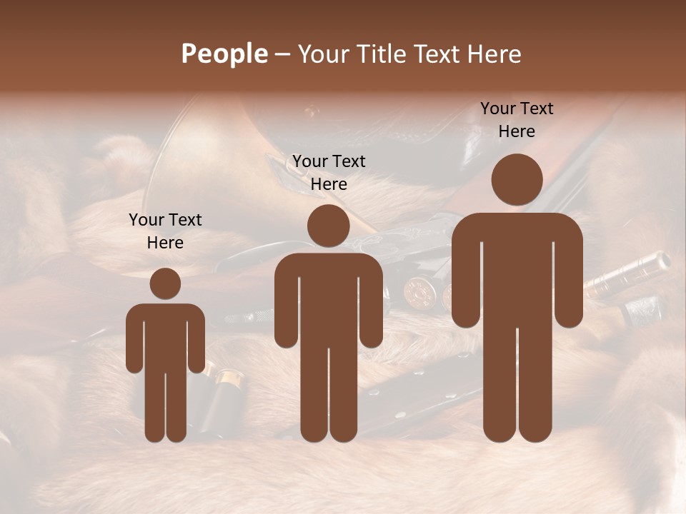 Golden Hunting Hobbies PowerPoint Template