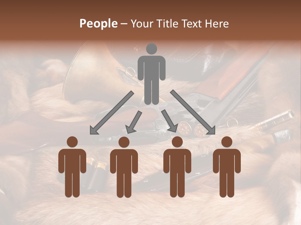 Golden Hunting Hobbies PowerPoint Template