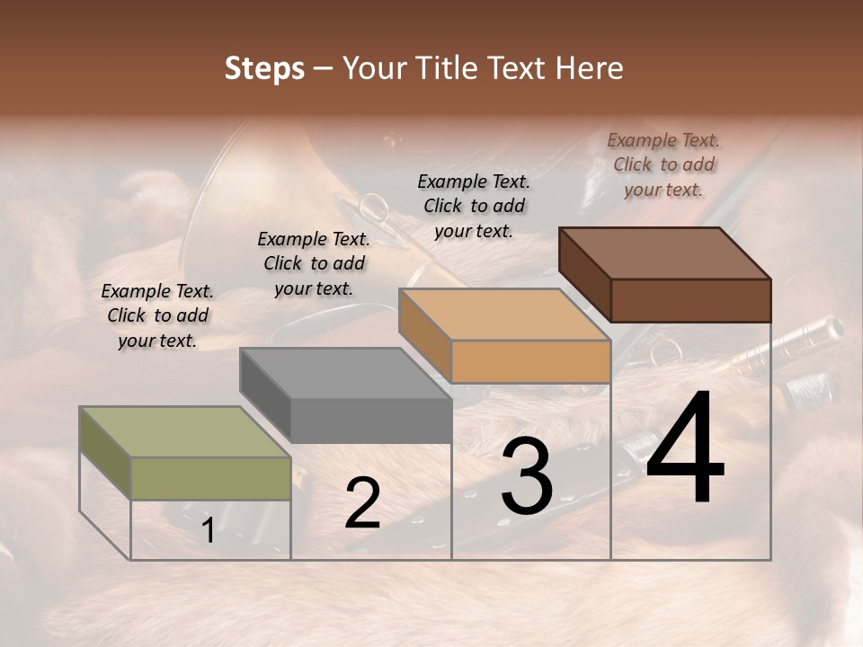 Golden Hunting Hobbies PowerPoint Template