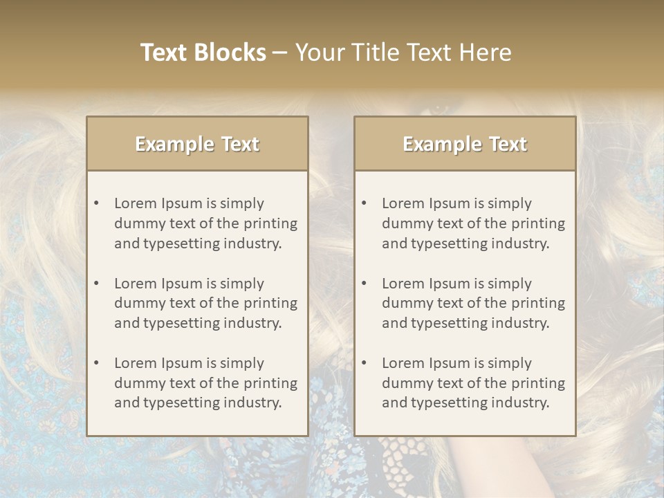 Lying Eye Portrait PowerPoint Template