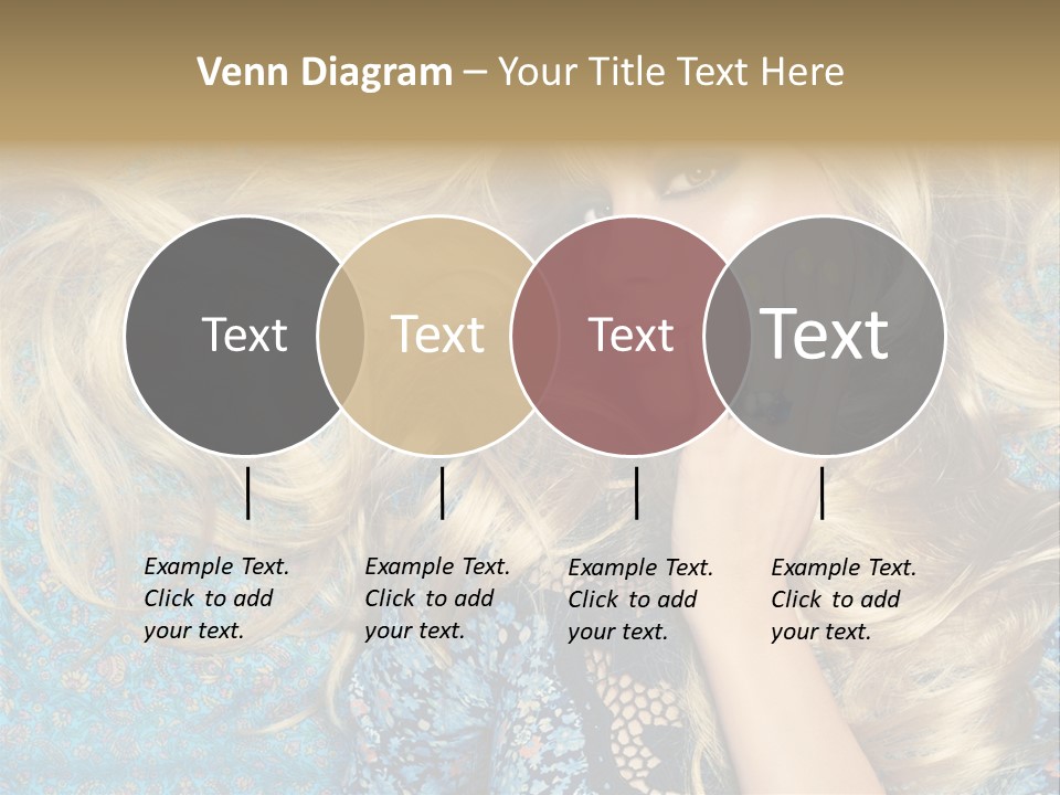 Lying Eye Portrait PowerPoint Template