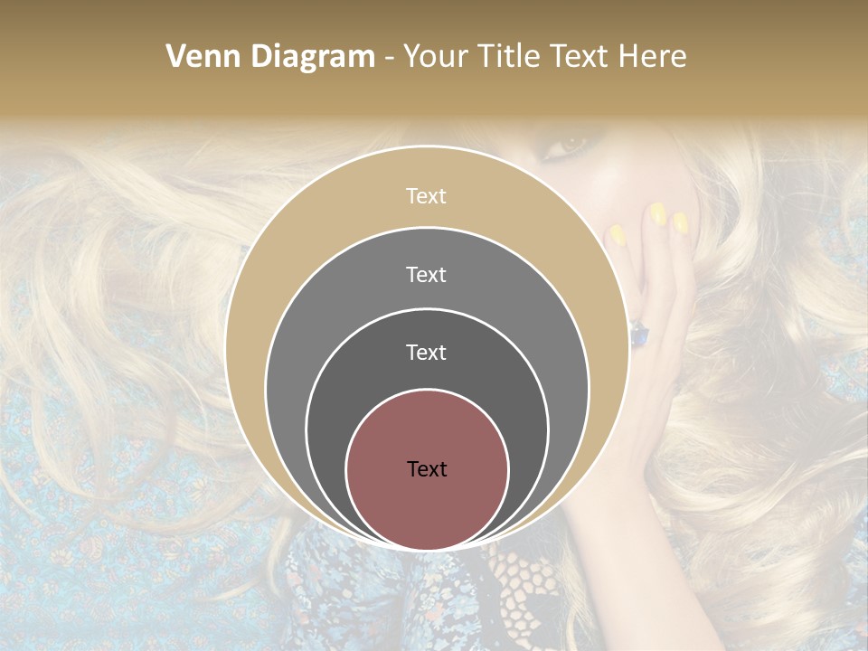 Lying Eye Portrait PowerPoint Template