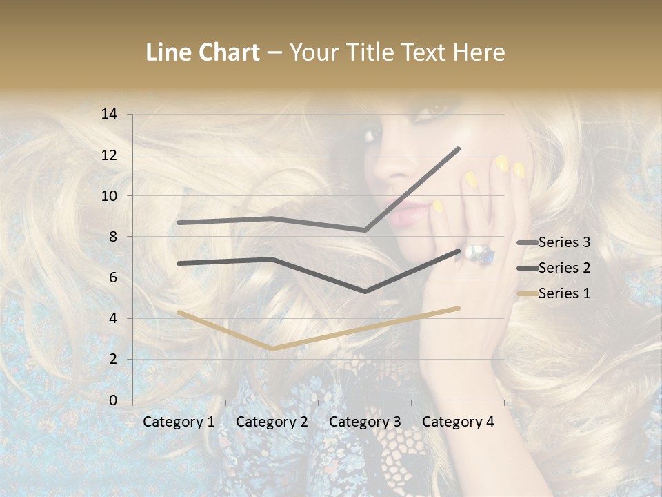 Lying Eye Portrait PowerPoint Template