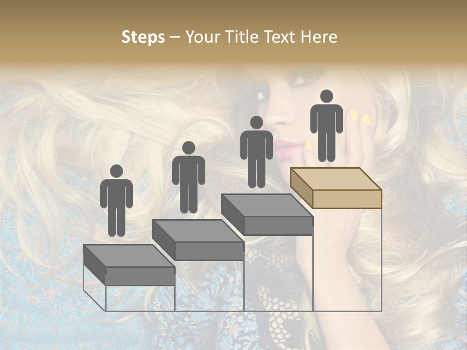 Lying Eye Portrait PowerPoint Template